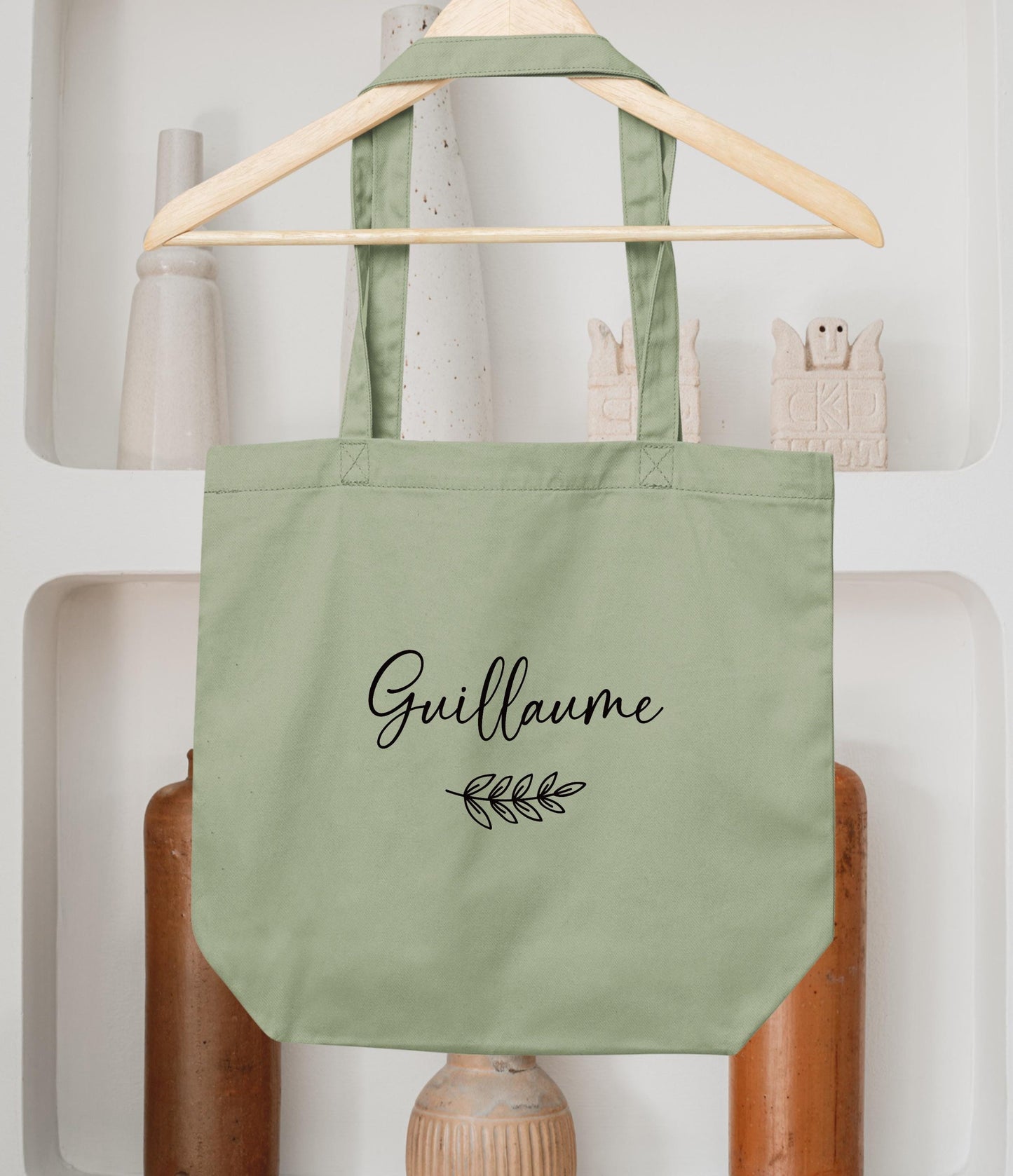 Cabas Personnalisé en coton, Sac coton , Sac fourre-tout, Sac prénom