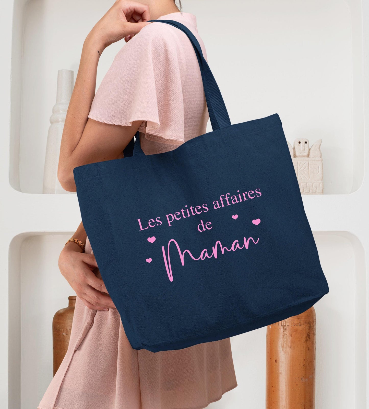 Cabas Personnalisé en coton, Sac coton , Sac fourre-tout, Sac prénom