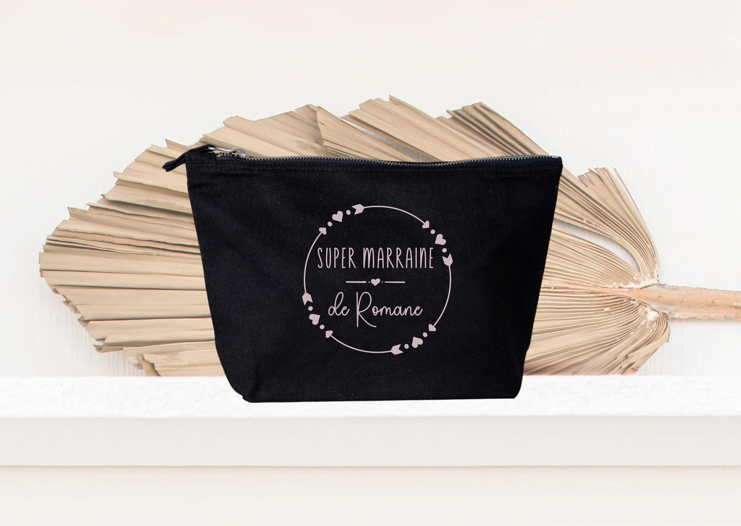 Trousse personnalisé, Cadeau Marraine, Cadeau personnalisé, Accessoire Femme