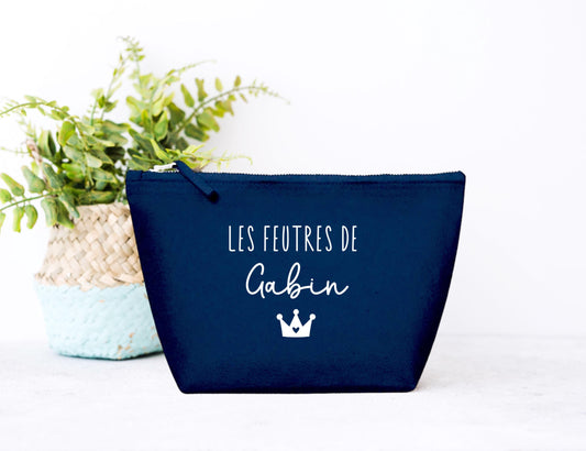 Trousse personnalisé enfant, Trousse école, Rangement feutres