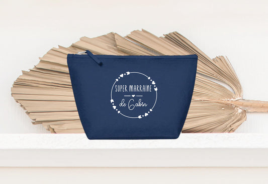 Trousse personnalisé, Cadeau Marraine, Cadeau personnalisé, Accessoire Femme