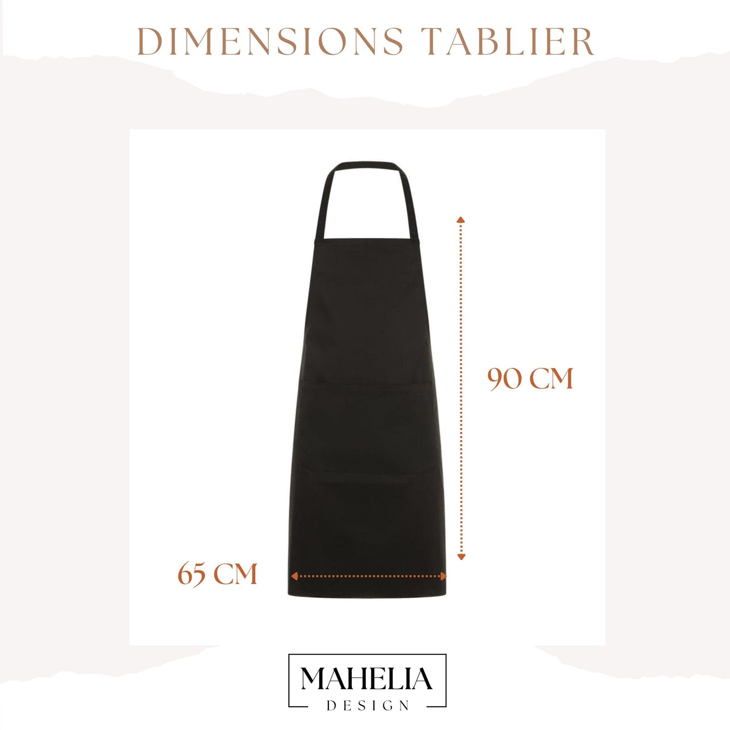 Tablier Maman d’amour personnalisé – Prénom(s) – Cadeau maman – Fête des mères – Tablier cuisine – Anniversaire