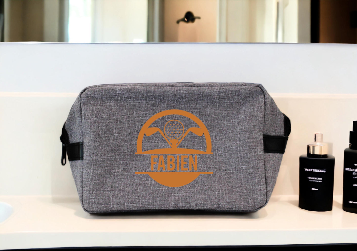 Trousse Toilette Homme, Trousse sport golf personnalisée