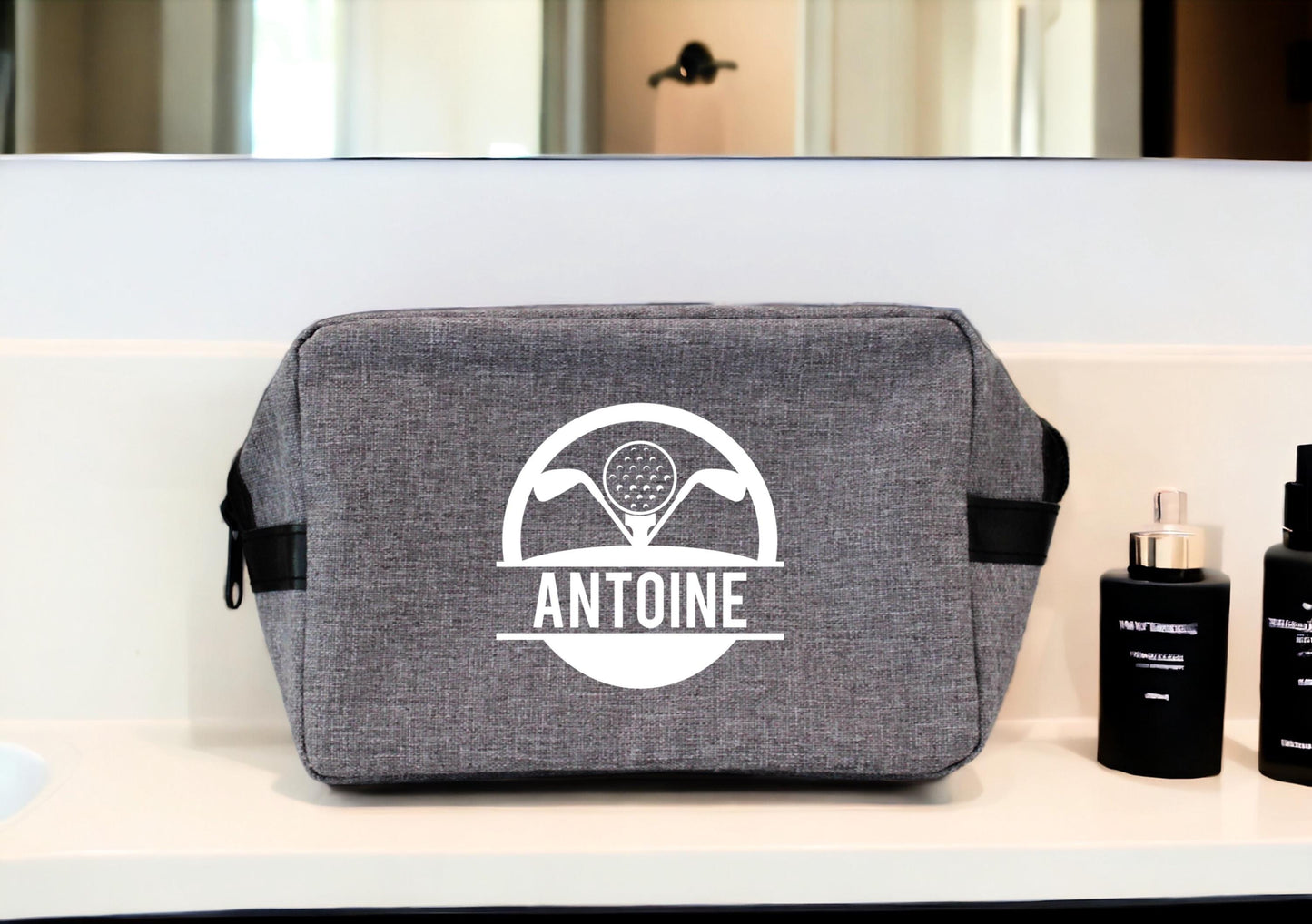 Trousse Toilette Homme, Trousse sport golf personnalisée
