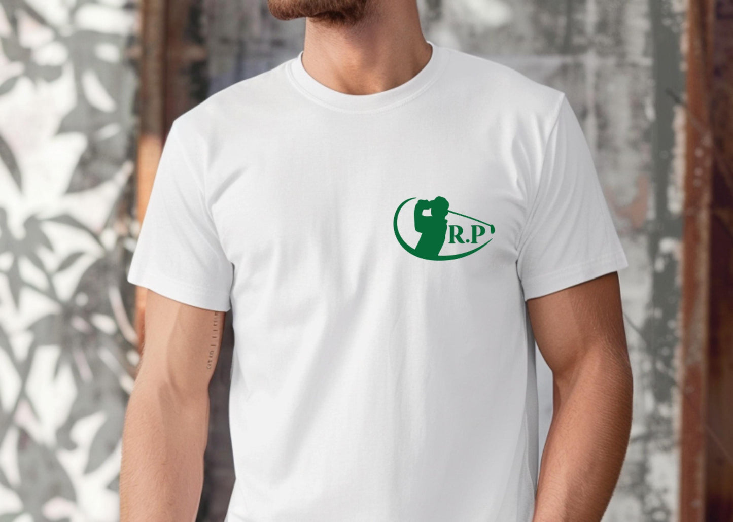 T-shirt golf personnalisé avec initiales, cadeau golfeur original