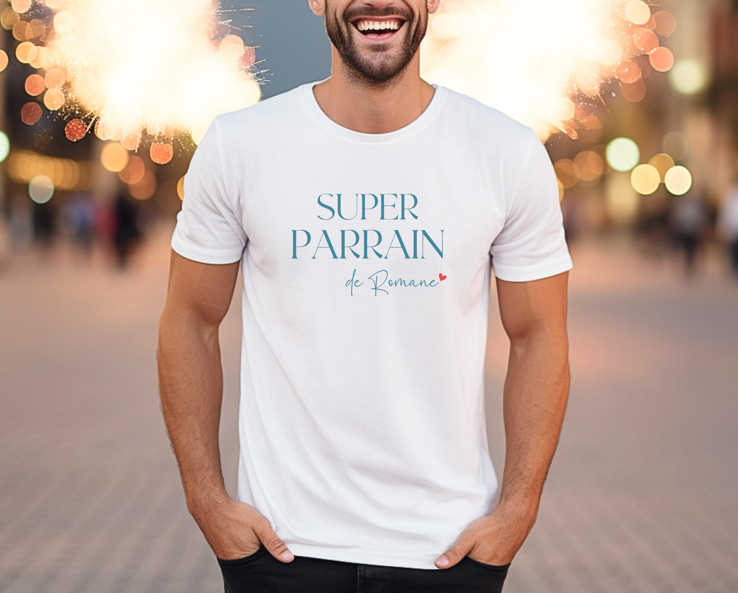 T-shirt Parrain, Cadeau Parrain, Super Parrain