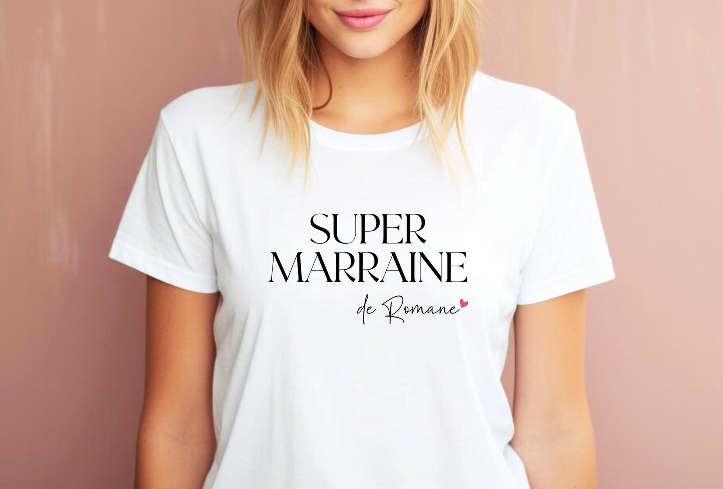 T-shirt Marraine, Cadeau Marraine, Super Marraine