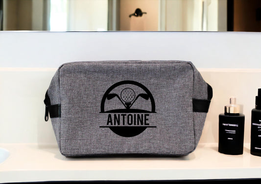 Trousse Toilette Homme, Trousse sport golf personnalisée