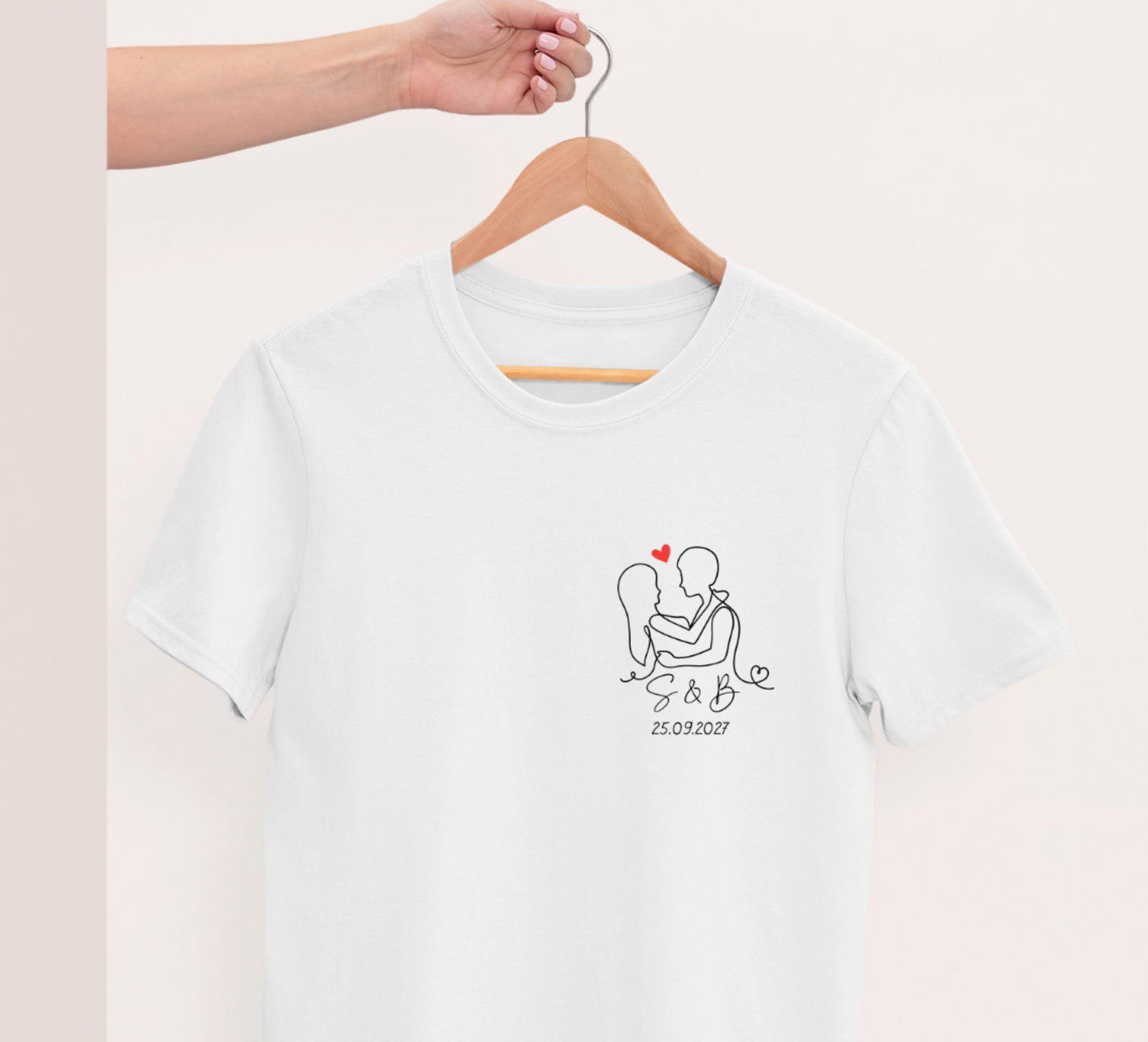 T-shirt mariage, Mr Mme, Cadeau de mariage, Jeunes mariés