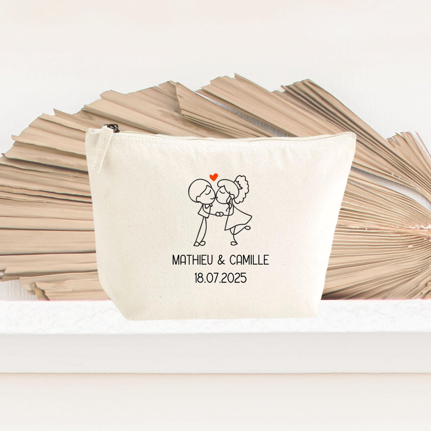 Trousse de mariage, Cadeau mariage personnalisé, Accessoire mariée