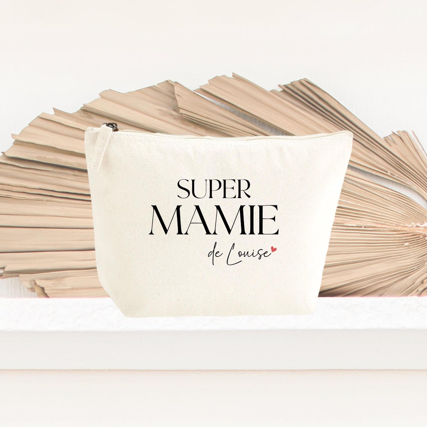 Trousse personnalisée Super Mamie, Cadeau grand-mère, Idée cadeau Mamie personnalisé