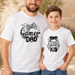 T-shirts assortis Papa Fils Gamer, Gamer Dad Future Gamer Kid, Cadeau Papa Gamer, Duo adulte enfant, Fête des Pères
