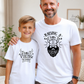T-Shirts Assortis Papa Fils Viking, Raising A Little Viking, Duo Père Fils, Cadeau Papa, Fête des Pères