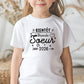 Annonce grossesse originale – T-shirt future grande sœur personnalisé – idée cadeau enfant - surprise naissance