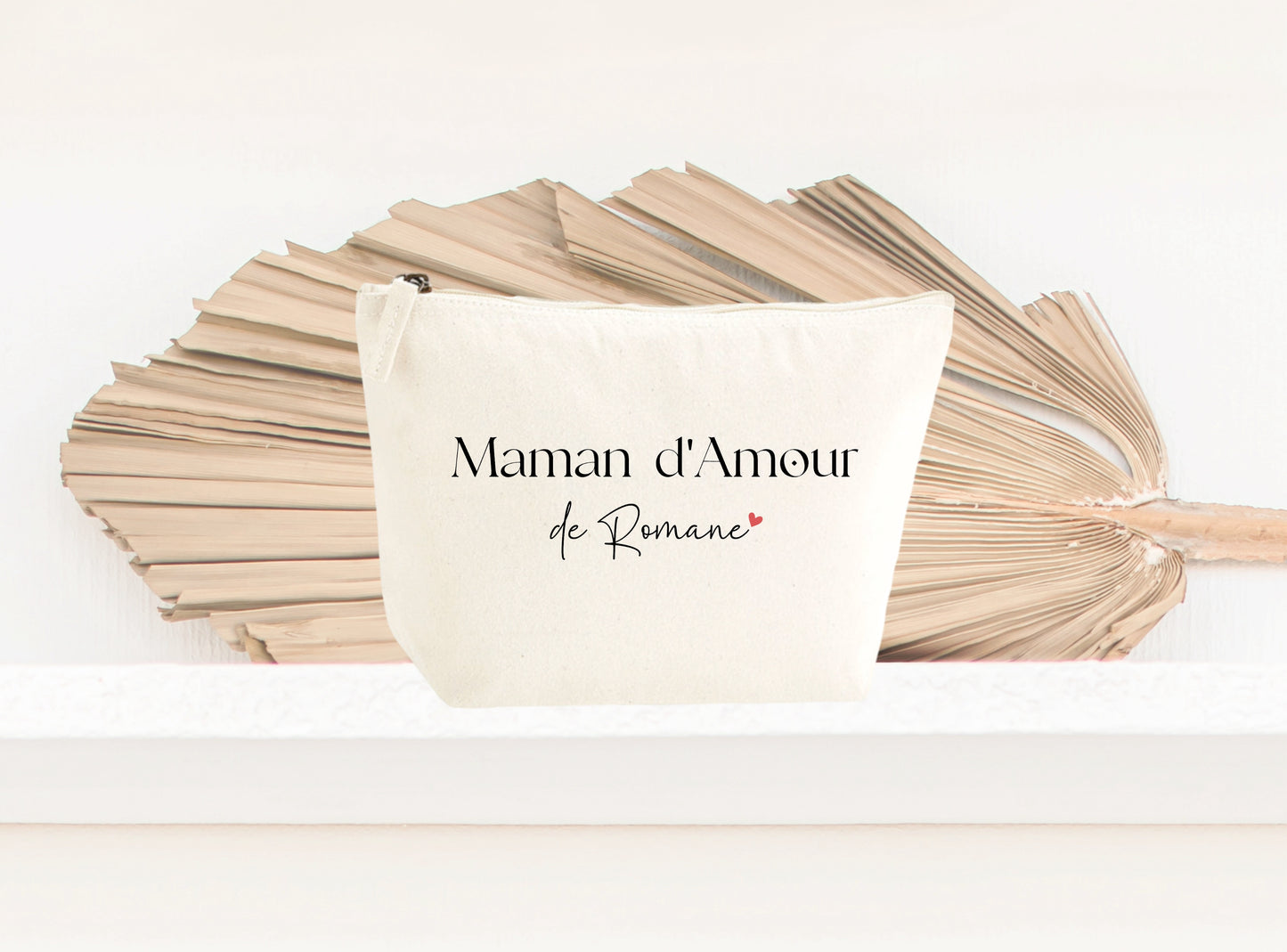 Trousse personnalisée "Maman d’Amour" – Cadeau maman – Fête des Mères – Pochette personnalisée femme