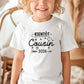 Annonce grossesse garçon – T-shirt futur cousin personnalisé – cadeau original pour naissance