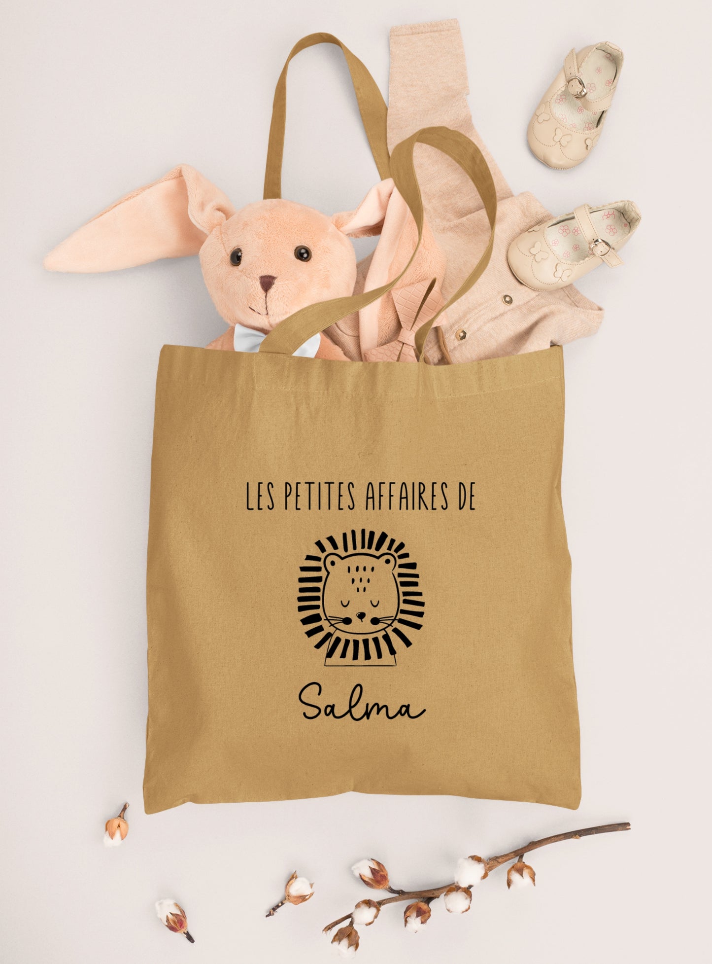 Sac enfant Lion personnalisé, Sac enfant, Sac enfant personnalisé, Tote bag enfant