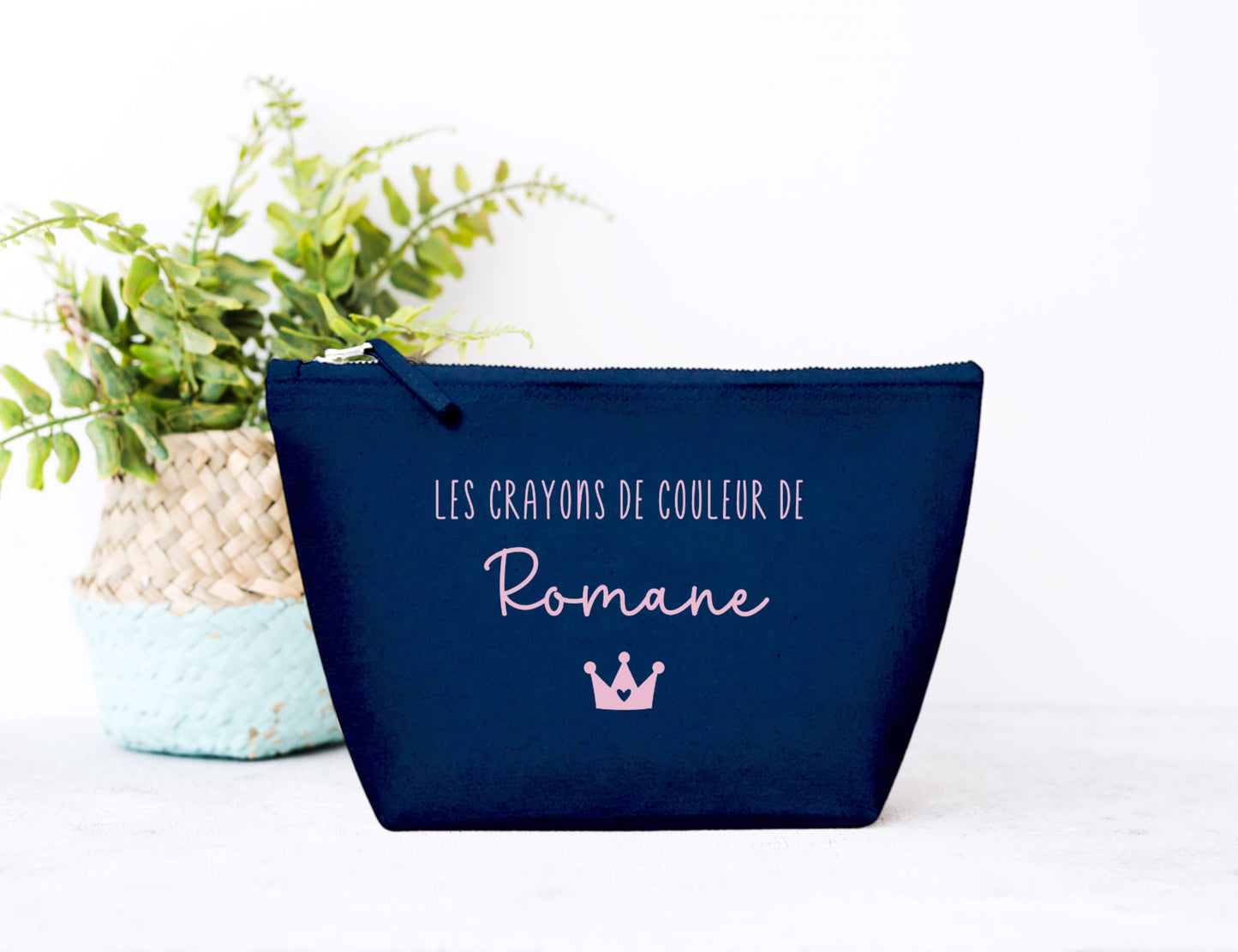 Trousse crayons de couleur personnalisée, Trousse école, Cadeau rentrée scolaire