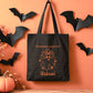 Sac Halloween personnalisé prénom, Fantôme et citrouille, Sac à bonbons enfant