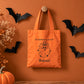 Sac Halloween personnalisé prénom, Fantôme et citrouille, Sac à bonbons enfant