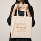 Tote bag Marraine d’amour personnalisé – Prénom filleul(e) – Cadeau marraine – Baptême – Sac en coton – Anniversaire