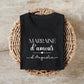 T-shirt Marraine d’amour personnalisé – Prénom filleul(e) – Cadeau marraine – Baptême – T-shirt femme – Anniversaire