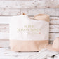 Grand sac shopping XL "Super maman bonus" personnalisé – Prénom(s) – Cadeau belle-maman – Famille recomposée