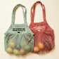 Sac filet courses personnalisé Les courses de + prénom – Sac marché réutilisable – Cadeau personnalisé – Mamie maman
