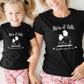 Duo t-shirts mère et fille Complices pour la vie – T-shirts assortis maman fille – Cadeau fête des mères – Look matchy