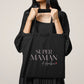 Tote bag Super maman personnalisé – Prénom(s) – Cadeau maman – Fête des mères – Sac en coton – Anniversaire