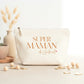 Trousse Super maman personnalisée – Prénom(s) – Cadeau maman – Fête des mères – Pochette – Anniversaire