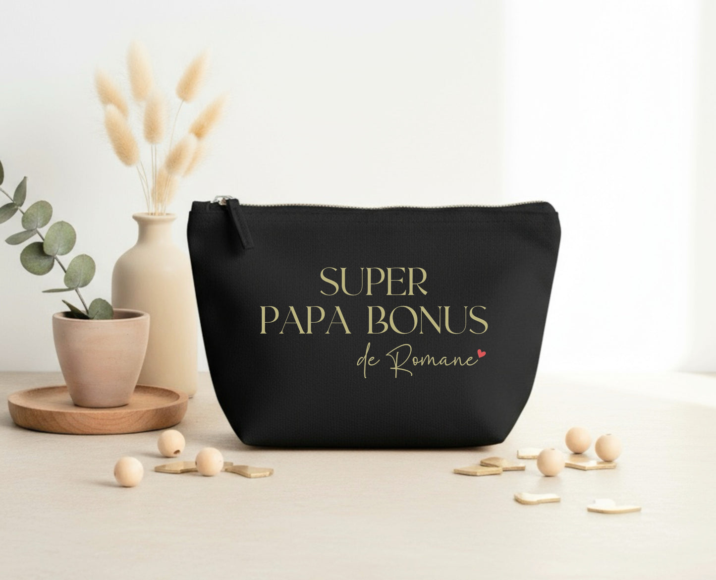 Trousse Super papa bonus personnalisée – Prénom(s) – Cadeau beau-papa – Famille recomposée – Fête des Pères