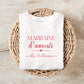 T-shirt Marraine d’amour personnalisé – Prénom filleul(e) – Cadeau marraine – Baptême – T-shirt femme – Anniversaire