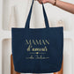 Sac cabas coton Maman d’amour personnalisé – Prénom(s) – Cadeau maman – Fête des mères – Sac shopping – Anniversaire