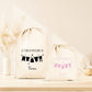 Pochon "tenue de naissance" personnalisé – Prénom – Sac naissance bébé – Rangement maternité – Cadeau naissance