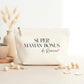 Trousse "Super maman bonus" personnalisée – Prénom(s) – Cadeau belle-maman – Famille recomposée – Fête des mères