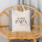 Tote bag Super papa personnalisé – Prénom(s) – Cadeau papa – Fête des Pères – Sac en coton – Anniversaire
