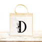Sac enfant danse jute et coton personnalisé, Cadeau enfant prénom, Cadeau anniversaire fille, Sac enfant, Cabas enfant