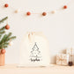 Sac cadeau Noël, Hotte de Noël personnalisée, Emballage Noël, Pochon Noël personnalisé