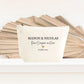 Trousse mariage personnalisée prénoms & date – "Deux oui pour un nom" – Cadeau mariage – Couple
