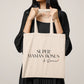 Tote bag "Super maman bonus" personnalisé – Prénom(s) – Cadeau belle-maman – Famille recomposée – Fête des mères