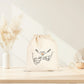 Pochon Couple Personnalisé Prénoms et Date, Cadeau Couple, Sac Cordon Personnalisé, Cadeau Saint Valentin, Anniversaire de Rencontre