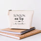 Trousse personnalisée Tonton, Trousse de toilette, Cadeau Tonton