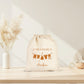 Pochon "tenue de naissance" personnalisé – Prénom – Sac naissance bébé – Rangement maternité – Cadeau naissance