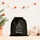 Sac cadeau Noël, Hotte de Noël personnalisée, Emballage Noël, Pochon Noël personnalisé