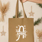 Tote Bag Noël personnalisé, Tote bag prénom, Cadeau noël
