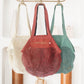 Sac filet courses personnalisé prénom avec petit cœur – Sac réutilisable – Cadeau personnalisé