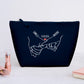 Trousse Personnalisée Couple Prénoms et Date, Cadeau Couple, Trousse Maquillage Personnalisée, Cadeau Saint Valentin, Anniversaire