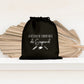 Pochon personnalisé enfant, Réserve de fournitures, Sac à cordon prénom, Cadeau rentrée scolaire, Pochette école coton