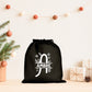 Sac cadeau Noël, Hotte de Noël personnalisée, Emballage Noël, Pochon Noël personnalisé